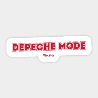 Violator,Depeche Mode Sticker